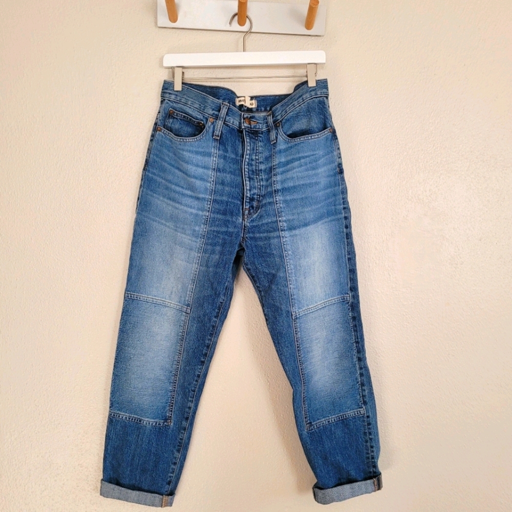 Rivet & Thread | Patchwork High Rise Boy Jean 30